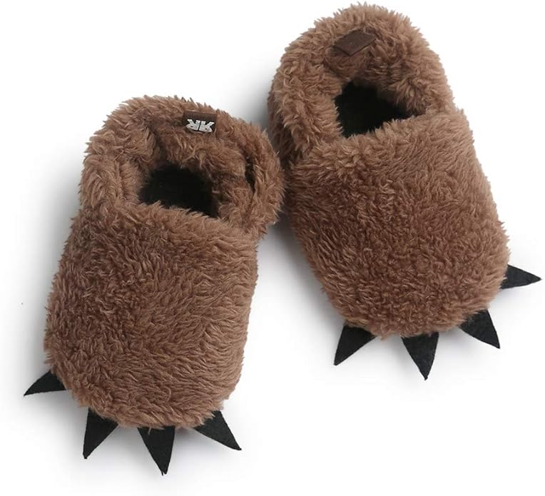 Winter Toddler Infant Baby Boys Girls Slippers House Shoes Cute Bear