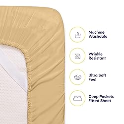 Twin Size Bed Sheets - 4 Piece 1500 Supreme