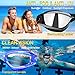 COOLOO Swim Goggles Men, 2 Pack Swimming Goggles for Women Kids Adult Anti-Fog,Black & Blue