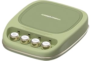 ICARER FAMILY Coffee Mug Warmer, Smart Coffee Cup Warmer with 3 Temp Mug Warmer for Desk Auto Shut Off, Borderless Wide Area Waterproof Electric Heating Pad Office Home School