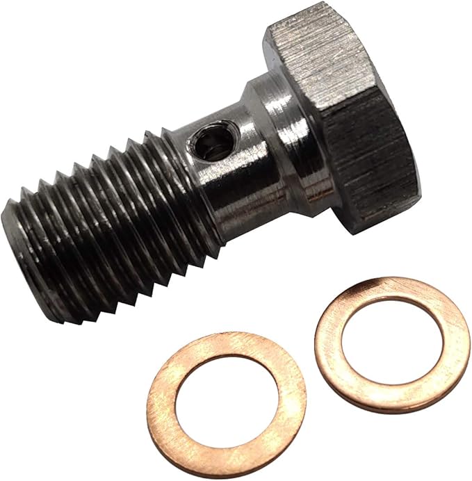 M10x1.25 Stainless Steel Banjo Bolts Brake Fitting Adapter