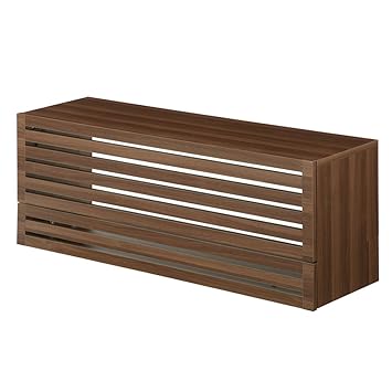 クーラーカバー ぼん家具 ほこりよけ 室内機用 ナチュラル インテリア