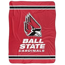 Ball State University Blanket, 60"x80" Primary Logo