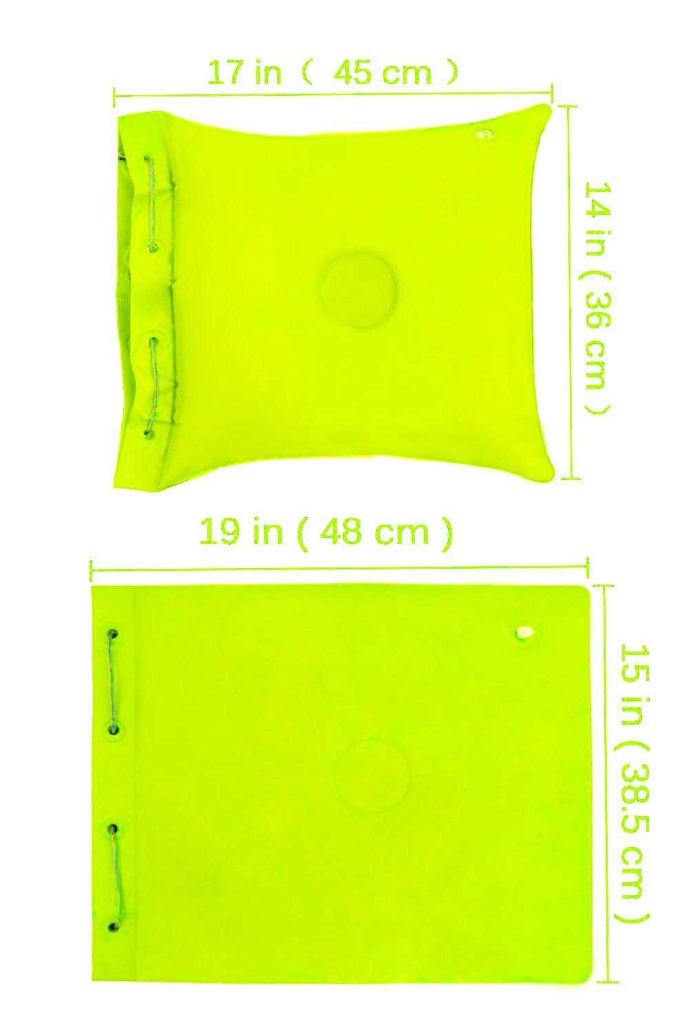 ZEPST Waterproof Swimming Bag Inflatable, Multi-purpose Carrying Bag Dry Bag and Air Pillow Cushion for the Beach Backpacking Swimming Kayaking and Outdoor Camping (Green)