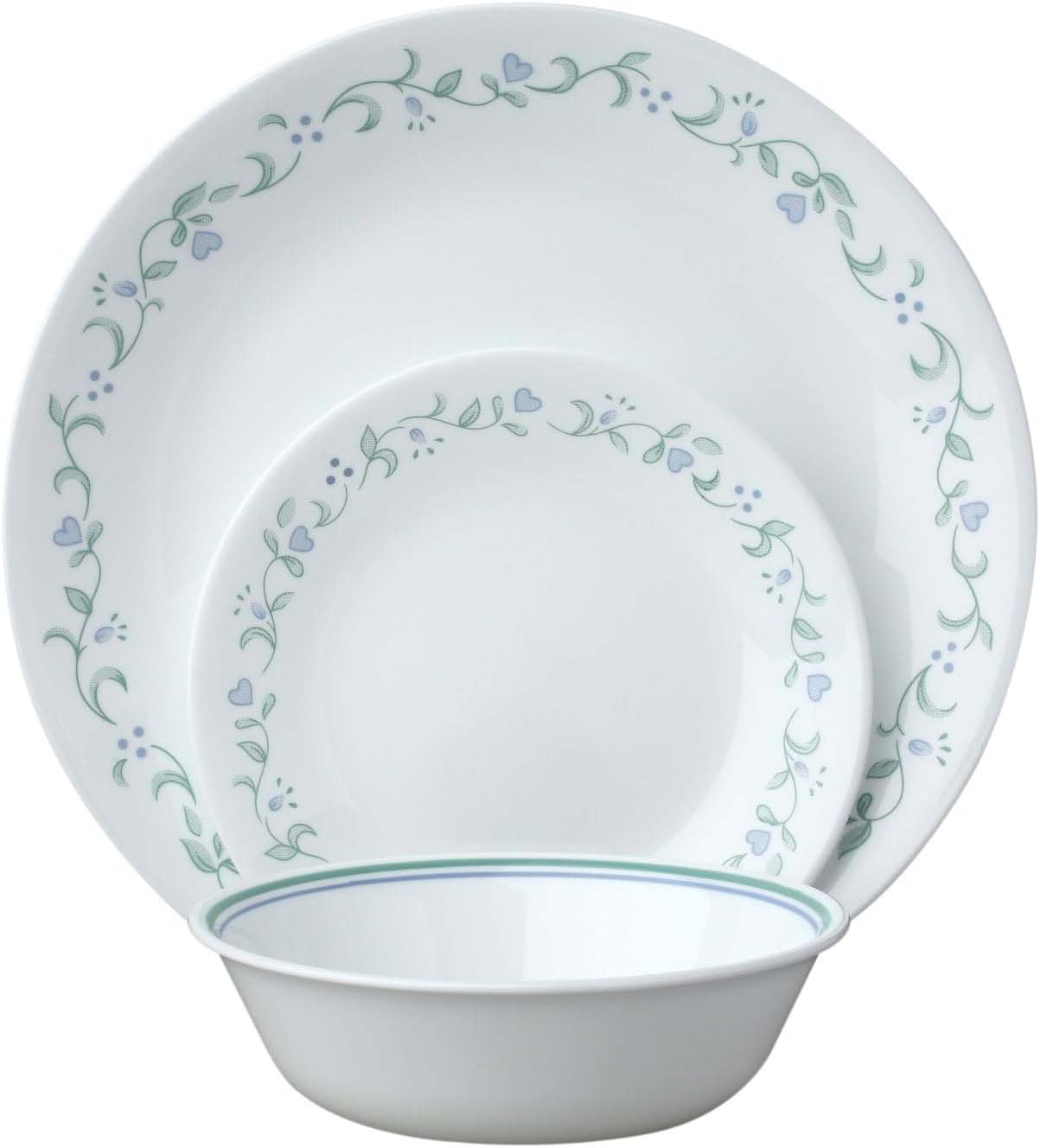 Corelle Service de Vaisselle pour 6 Personnes 18 pièces en Verre