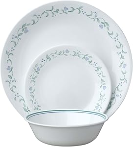 Corelle Livingware Country Cottage 18-Piece Dinnerware Set, Service for 6