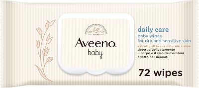Daily Care Salviettine umidificate, Per pelli secche, 72 pezzi