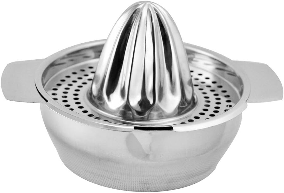 Rink Drink Citrus Lemon / Lime Juicer, Stainless Steel. 2 Piece