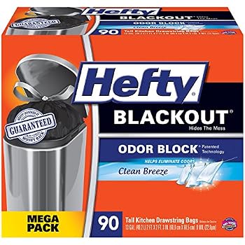 Amazon.com: Hefty Recycling Trash Bags (Blue, Tall Kitchen ...