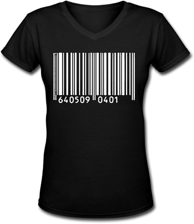 Barcode Store899 Womens Crewneck Barcode Shirt Normal fit Cheap