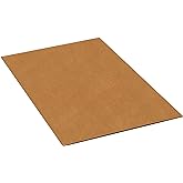 BOX USA BSP2436DW Double Wall Corrugated Sheets, 24" x 36", Kraft (Pack of 5)