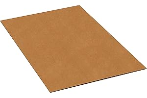 BOX USA Double Wall Corrugated Cardboard Sheets, 24" x 36", Kraft (Pack of 5), (BSP2436DW)