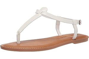 Amazon Essentials Women's Casual Thong Sandal with Ankle Strap