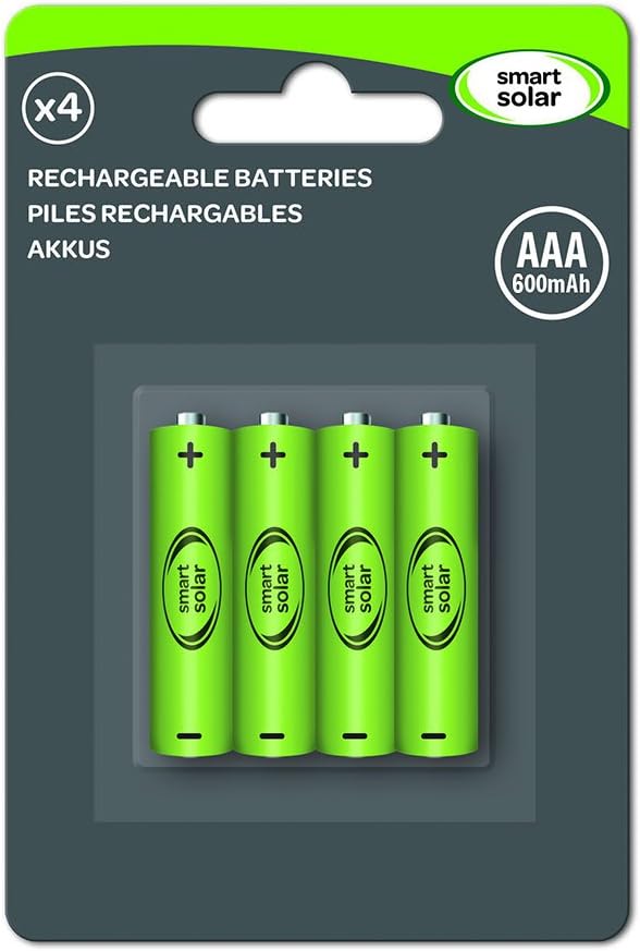 AAA 600mAh Rechargeable Batteries