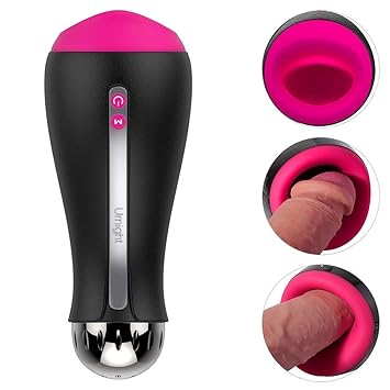 Urnight Massagegeräte mit Schock Funktion, 7 Vibrationmodi und Automatische Heizfunktion