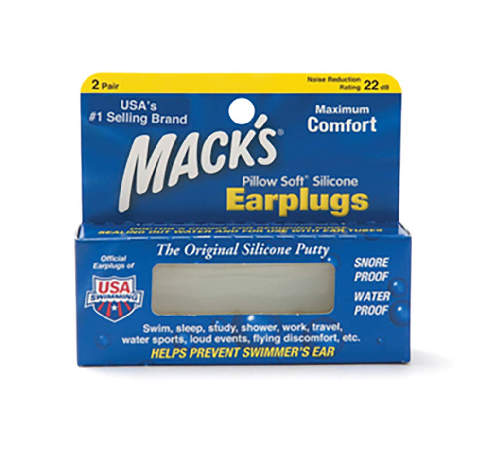 Mack's Pillow Soft Ear Plugs - Orange, 4 count (Pack of 1)