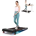 Hartwares Walking Pad Under Desk Treadmill - Portable With Remote Control, 2.5HP Brushless Motorized, 2 in 1 for Home Office