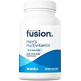 Bariatric Fusion One Per Day Bariatric Multivitamin with Iron for Men | with Prostate and Heart Support Vitamins* | Gastric Bypass and Sleeve Gastrectomy | 90 Capsules | 3 Month Supply