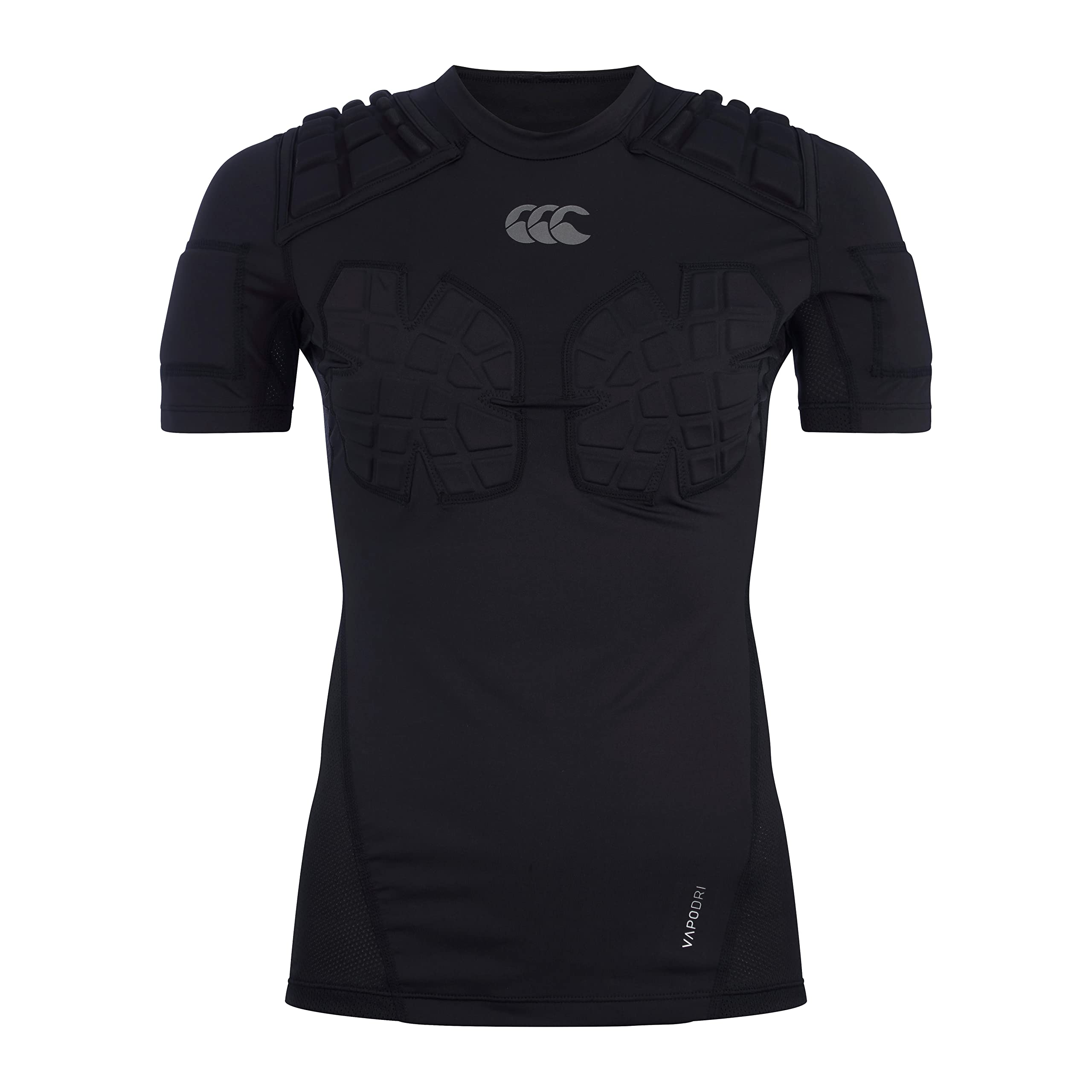 Canterbury Women's Pro Protection Rugby Vest | Protect Chest & Shoulders | Breathable | Lightweight and Flexible Protective Vest, Black, 12