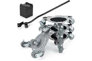 Nellyke Furniture Mover Dolly, Furniture Lifter Set with 360°Wheels, 1200 Lbs Capacity Heavy Duty Furniture Dollies Tools for Moving Heavy Furniture Refrigerator Sofa Cabinet