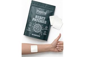 Homi Wellness Reset Patches | After Party Recovery Support | DHM 500mg Transdermal Patch | 12-Hour Time-Release | Magnesium +