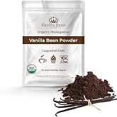 Organic Vanilla Bean Powder - 100% Pure Ground Madagascar Vanilla Powder - For Cooking, Baking, & Additional Flavoring - Add 