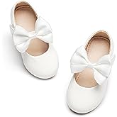 Otter MOMO Toddler Little Girls Princess Shoes Mary Jane Ballerina Flats Flower Girl Dress Shoes