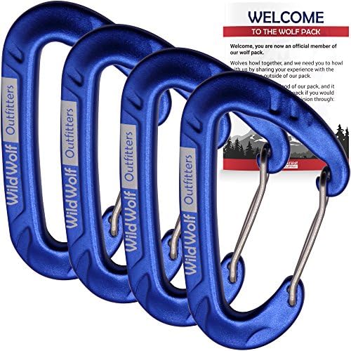 Wild Wolf Outfitters Premium Aluminium Carabiners