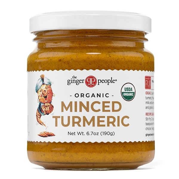THE GINGER PEOPLE ORGANIC MINCED TURMERIC, NO ARTIFICIAL...