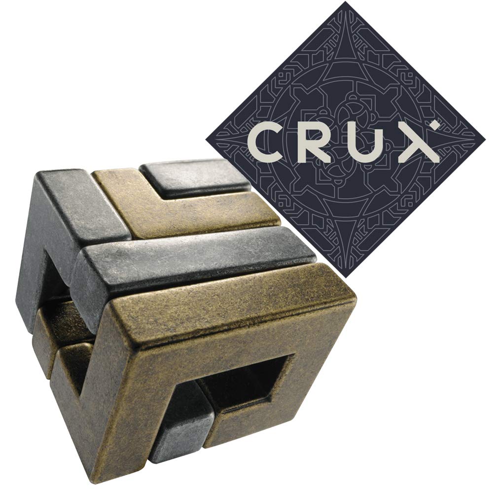 Hanayama Cast Coil Puzzle - Level 3 of 6 - Mid Range - Includes Crux Sticker