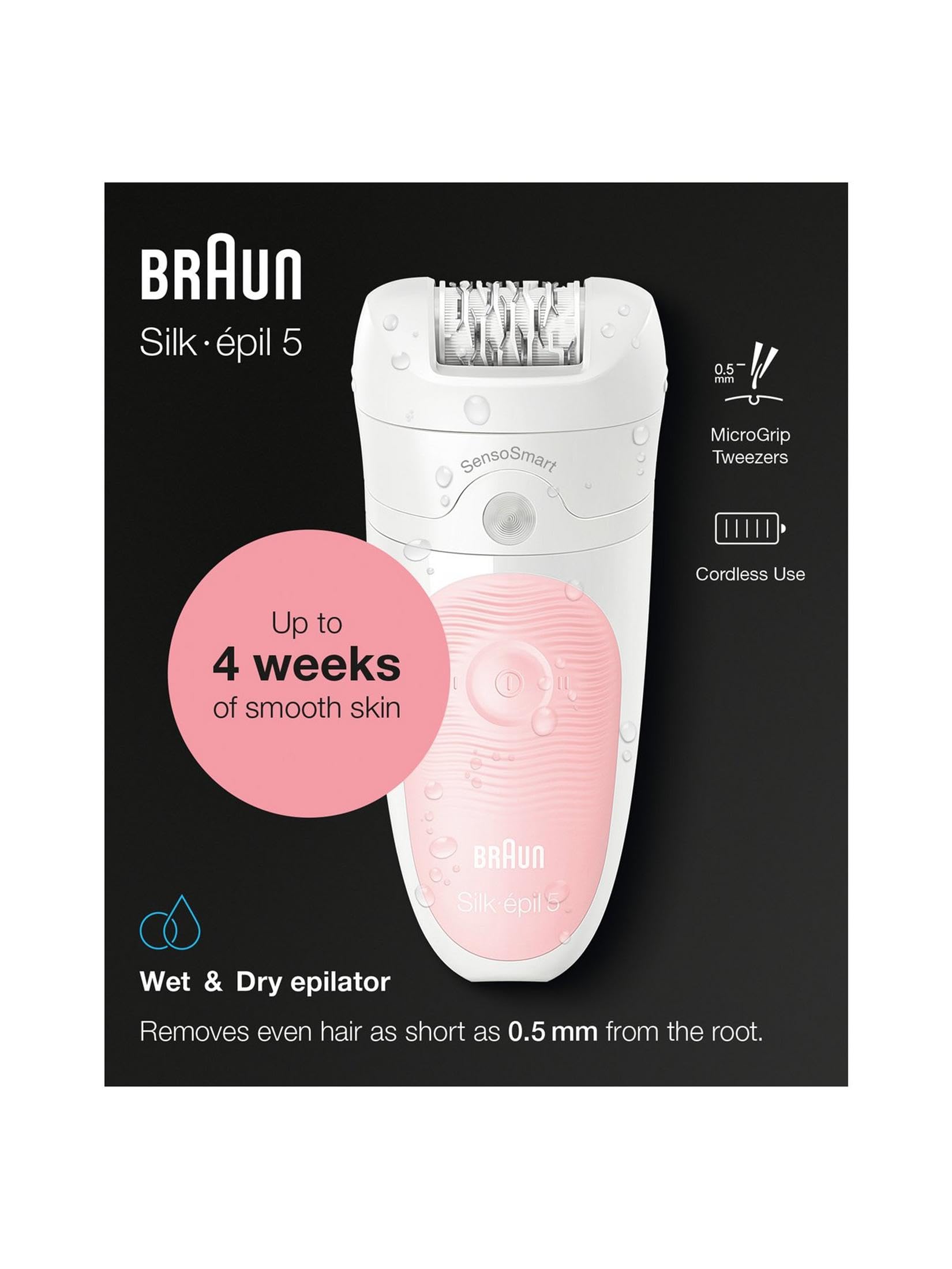 BRAUN SE-5516 Silk-Epil 5 Wet & Dry Epilator