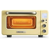 BUYDEEM T103 Multifunction Toaster Oven, No Pre-Heat Needed, 12QT 7-in-1 Mini Smart Digital Toaster Oven with Grill Rack and 