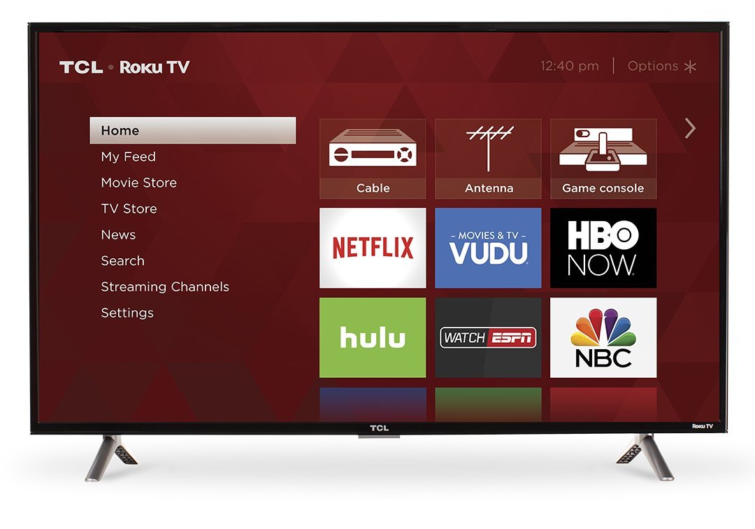 TCL 40S305 40-Inch 1080p Roku Smart LED TV (2017 Model)