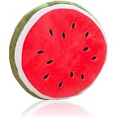 zhidiloveyou Watermelon Plush Pillow Cute Stuffed Fruit Toy Hug Gifts 11.8" | for Kids