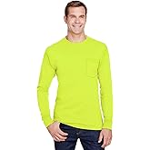 Hanes Workwear Long Sleeve Pocket T-Shirt