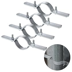MorningRo 4 Pcs 3 Inch Pipe Riser Clamps Vertical