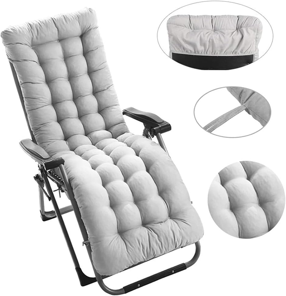 Coussin transat Jardin,Coussin Bain de Soleil Pliable Antidérapant