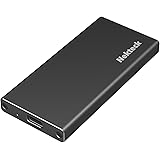 Nekteck Aluminum mSATA to USB 3.1 SSD Enclosure Adapter Case with USB Type C Interface for mSATA Internal Solid State Drive Hard Drive - Black