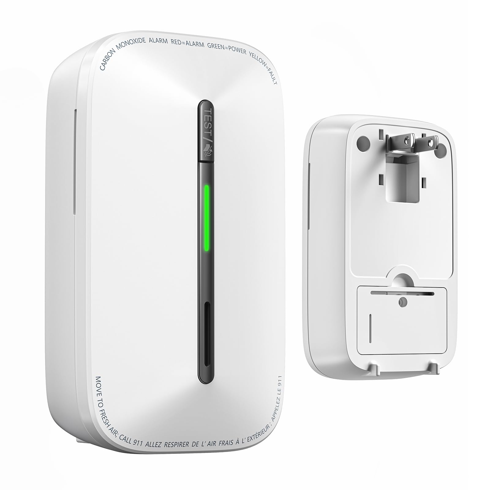 ABUS Carbon Monoxide Detector – Battery Powered With Digital Display & Voice Alerts