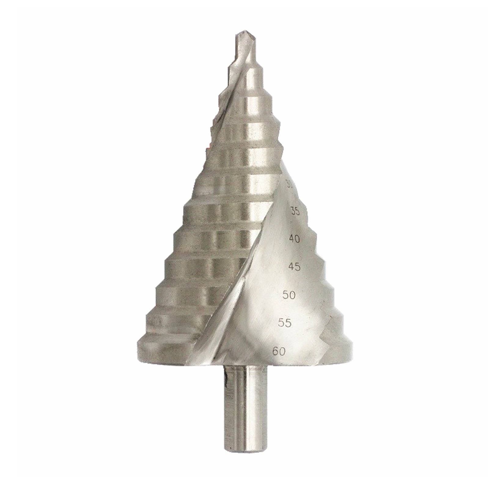 LEXPON PROFESSIONAL Step Drills Spiral Groove HSS Conical Drills with box metal drills sheet metal drills 6-60 mm.