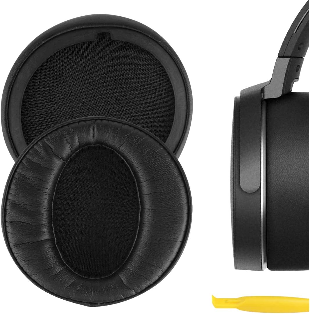 Geekria Replacement Ear Pads for Sony MDR-XB950, XB950BT, XB950B1, XB950N1 Headphones Ear Cushions, Repair Parts (Black)