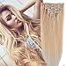 100% Remy Human Hair Clip in Extensions Grade AAAAA Natural Hair Full Head 7pcs 16clips Standard Weft Long Silky Straight for Women Fashion and Beauty (20