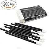 GoWorth 200Pcs/Set Disposable Lip Brushes Make Up Brush Lipstick Lip Gloss Wands Applicator Tool Makeup Beauty Tool Kits