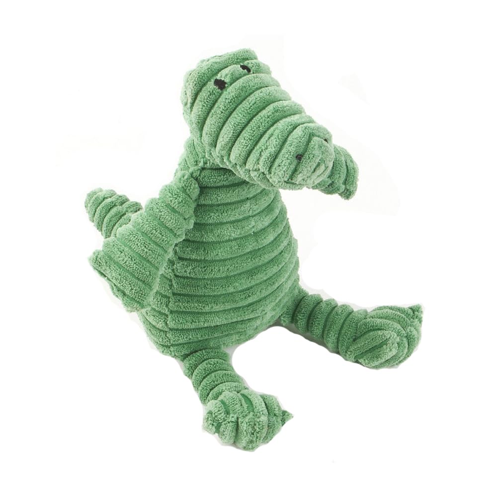 BT Bear Pet Squeaky Toys, Durable Plush Dog Toy Squeak Chew Toys,Various Animals Shapes Training Squeaky Toys for Puppy Small Dogs Medium Large Dogs (Crocodile)