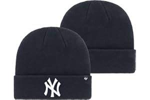 '47 MLB Unisex-Adult Primary Logo Cuffed Knit Primary Logo Team Color Beanie Hat Cold Weather Hat, One Size