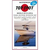 Topspot N208 Map- Middle Key Long Key To Boca Chica Key LORAN-C &amp; GPS