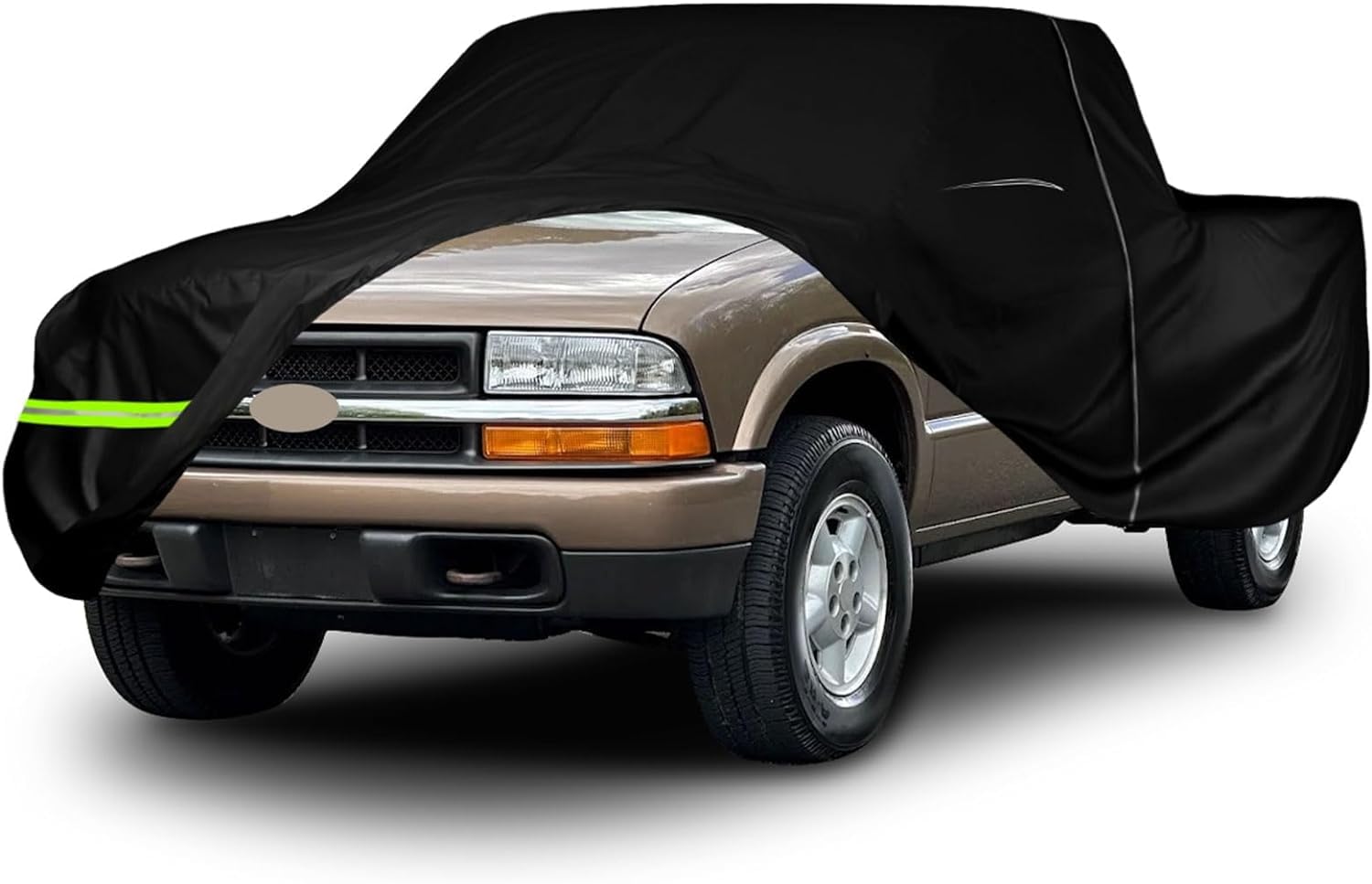 Photo 1 of Waterproof Car Cover Compatible with Chevrolet S10/GMC S15/Sonoma Extended & Long Bed Accessories 1994-2004, 210T All Weather Car Covers with Inner Cotton for Dust Snow Rain Hail Protection