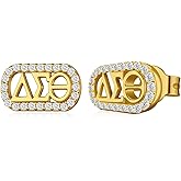 DST Earrings for Women Men 925 Sterling Silver DST Sorority Gifts Sorority Gifts