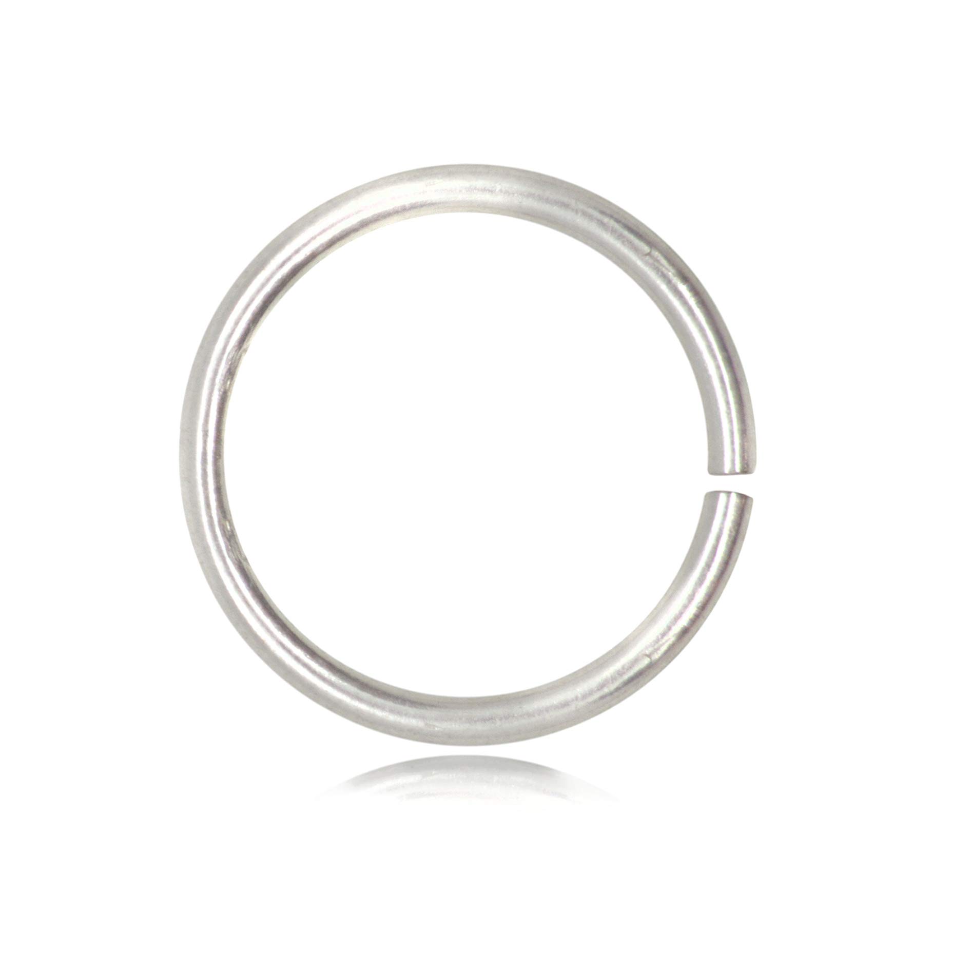 The Jewellery Store London 925 Sterling Silver 10pcs Open Jump Ring, Strong 1.5mm Thickness, nickelfree, Available in 6mm,8mm,10mm,12mm,14mm, and 16mm