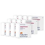 ATTITUDE Odor Eliminator with Activated Carbon, Plant-Based Air Purifier, Vegan, Pink Grapefruit Scent, 8 Ounces (Pack of 12)